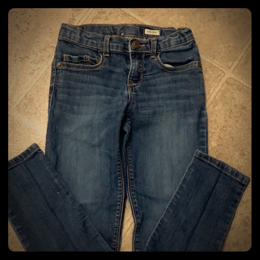 Girls super skinny jeans